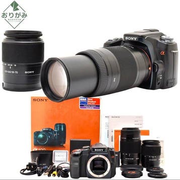 Sony a100 CCD Sensor + DT 3.5-5.6/18-70mm MACRO +, Nieuw