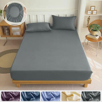 Hoeslaken 100% Polyester met Elastische Band - Diverse Maten, Verzenden, Nieuw