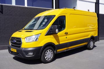 Ford Transit 2.0 TDCI 130PK L3H2 EURO 6, Gebruikt, Ford, Onderhoudsboekje, Lease