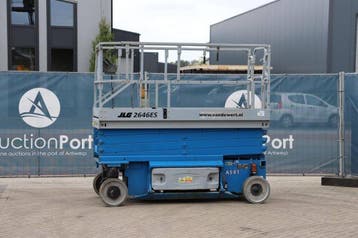 Veiling: Schaarhoogwerker JLG 2646ES Elektrisch 450kg 10m 20, Ophalen
