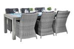 Cancun-Avalon Tuinset 6 Personen - Acacia / Natural Grey, Verzenden, Nieuw