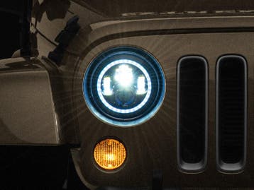 Raxiom 97-18 Jeep Wrangler TJ/JK Axial 7-Inch LED Headlights, Ophalen of Verzenden, Nieuw