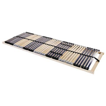 vidaXL Lattenbodem Bruin 90 x 190 cm Massief beukenhout, Huis en Inrichting, Slaapkamer | Bedden, Verzenden, Nieuw, Bruin, Hout