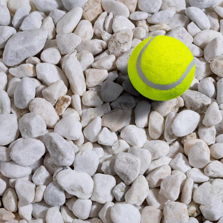 Crystal White Grind 25 - 40 mm / 1.000 KG MIDI-bag 0,70m³, Tuin en Terras, Grind, Keien en Split, Grind, Wit, Nieuw, Verzenden