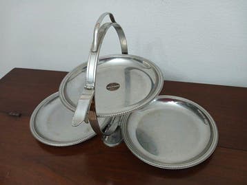 Alessi - Taartstandaard - Staal