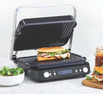 2dekans | Greenpan Bistro Contactgrill - PFAS vrij, Ophalen of Verzenden, Zo goed als nieuw