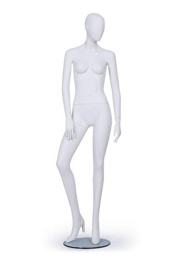 Faceless etalagepop dame wit GAGA04-MW