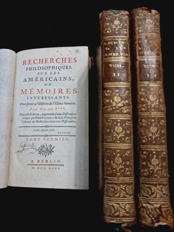 Pauw Cornelius de - Recherches Philosophiques sur les
