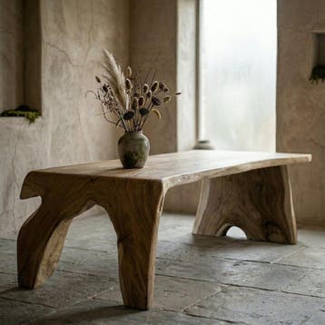Boomstamtafel Waterval Suarhout 340cm | Uniek, Ophalen of Verzenden, Nieuw
