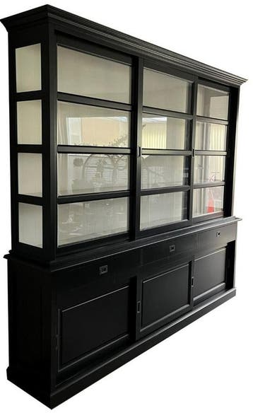 Buffetkast zwart Beverwijk 260 x 240cm, Ophalen of Verzenden, Nieuw