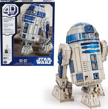 4D Build Star Wars - R2-D2 - 3D Puzzel - 201 stuks -, Verzenden, Nieuw