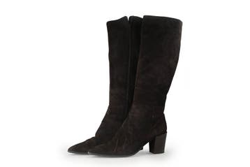 Lina Locchi Laarzen in maat 43 Bruin, Kleding | Dames, Hoge laarzen, Verzenden, Zo goed als nieuw, Bruin