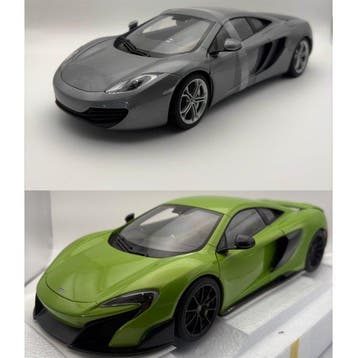 Autoart 1:18 - Modelauto (2) - McLaren 675 (2016) + McLaren, Nieuw