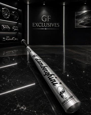 GF Exclusives - Lamborghini Baseball Bat Artwork By: GF