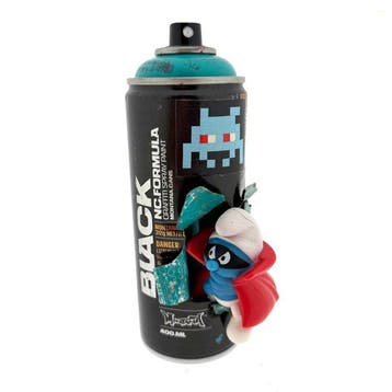 Koen Betjes (1992) - Smurf Invader Street Spraycan