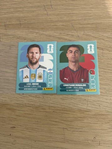 2022 Panini FIFA World Cup Lionel Messi, Cristiano Ronaldo -, Verzamelen, Nieuw