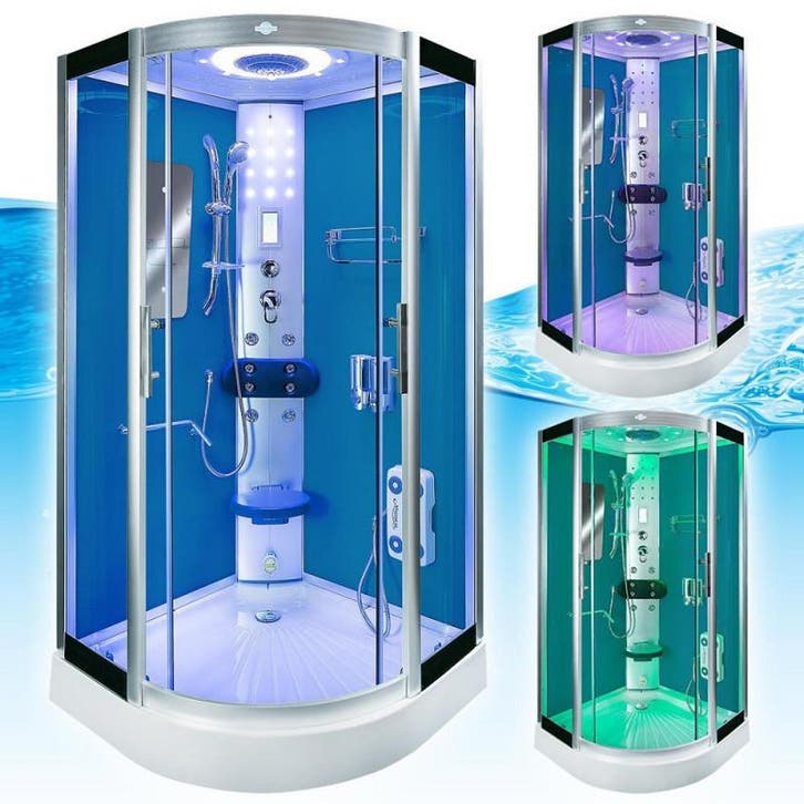 Stoomcabine Pinto 100X100X215 (Stoomcabines, Badkamer), Doe-het-zelf en Verbouw, Sanitair, Nieuw, Ophalen of Verzenden