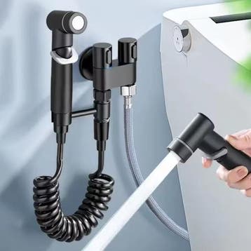 Hygiënische Douche Bidet Set – Dubbele Uitlaat en Muurkraan, Verzenden, Nieuw