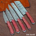 Keukenmes - Kitchen knife set - Staal, Hout - Frankrijk, Antiek en Kunst