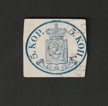 Finland 1856 - 5 KOPEKEN – „GROTE PARELS“ GEKEURD OESCH –, Gestempeld