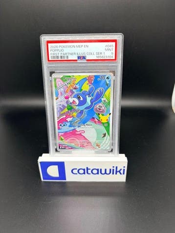 Pokémon - 1 Graded card - Popplio [First Partner, Nieuw