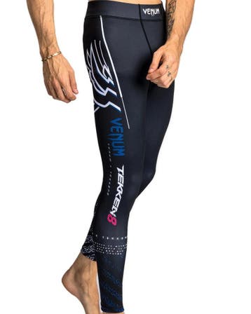 Venum x Tekken 8 Jin Kazama Sportlegging Spats Blauw Zwart W, Ophalen of Verzenden, Nieuw