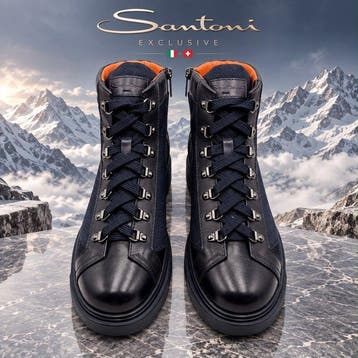 Santoni - Chelsea boots - Maat: EU 44 - Nieuw in doos, Kleding | Heren, Nieuw