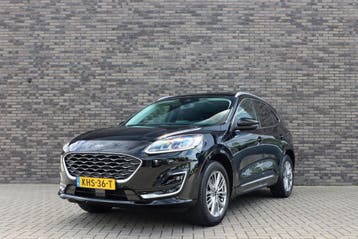 Zakelijke Lease |  Ford Kuga 2.5 PHEV Vignale, Automaat, Gebruikt, Overige brandstoffen, Zwart