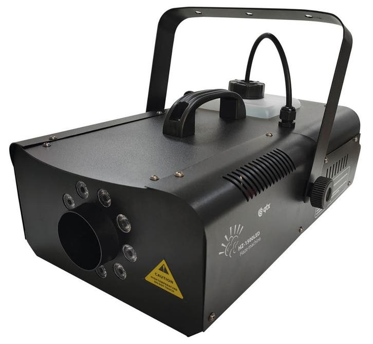 Qtx HZ-1500LED  1500W LED Haze Machine Met Led Verlichting, Muziek en Instrumenten, Licht en Laser, Rookmachine, Nieuw, Verzenden