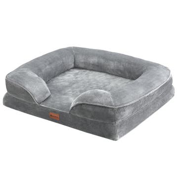 Hondenmand / Kattenmand Sheena M - 72 x 60 cm - Grijs, Dieren en Toebehoren, Hondenmanden, Verzenden, Nieuw