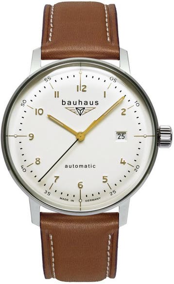 Bauhaus 2064-1 Dessau automatisch horloge 40 mm, Sieraden, Tassen en Uiterlijk, Horloges | Heren, Overige merken, Staal, Verzenden