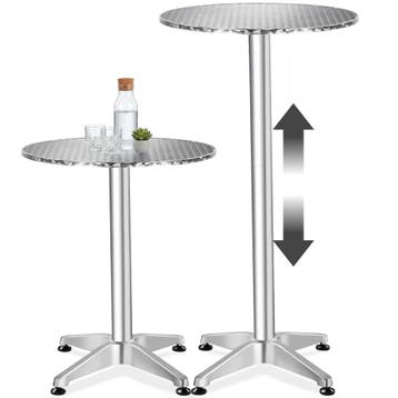 Aluminium bistrotafel Frederic Ø 60 cm, Verzenden, Nieuw