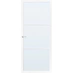 Skantrae binnendeur SSL4403 78x211,5 (Wit, Stomp, Blankglas), Minder dan 80 cm, Binnendeur, Nieuw, Ophalen of Verzenden