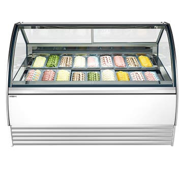 GGM Gastro | Ijsvitrine NOLAN - 1736mm - geforceerde koeling, Verzenden, Nieuw in verpakking