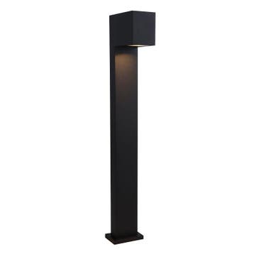 Moderne buitenlamp zwart, Corella, IP54, Ophalen of Verzenden, Nieuw, Aluminium, Staande lamp