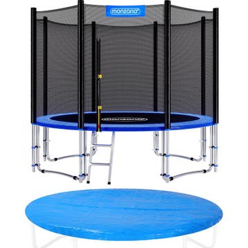 Trampoline Ø366cm incl veiligheidsnet TÜV SÜD GS hoes, Verzenden, Nieuw