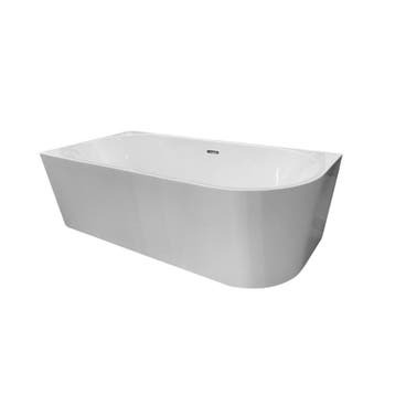 Ligbad Arcqua Patia Back To Wall 170x80 Acryl Glans Wit, Ophalen of Verzenden, Nieuw, Bad