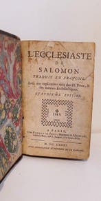 Isaac-Louis Le Maistre de Sacy - LEcclésiaste de Salomon,