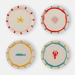 And Nook Marine Borden - Mooie Cadeauverpakking -10% korting, Verzenden, Nieuw, Keramiek, Bord(en)