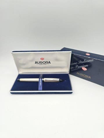 Aurora - Pluma estilografica Aurora epsilon Sterling Silver, Nieuw
