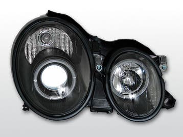 Koplampen Angel Eyes | Mercedes W208 CLK 1997-2002 | zwart, Verzenden, Nieuw