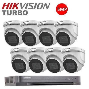 Hikvision Compleet Systeem 5 Megapixel Dome + 1TB, Ophalen of Verzenden, Nieuw