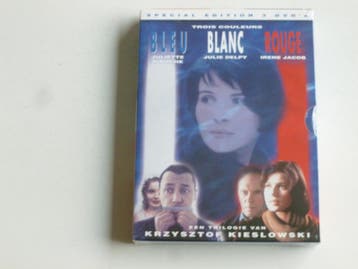 Trois Couleurs Blue, Blanc, Rouge - Krzysztof Kieslowski, Bi, Ophalen of Verzenden, Zo goed als nieuw