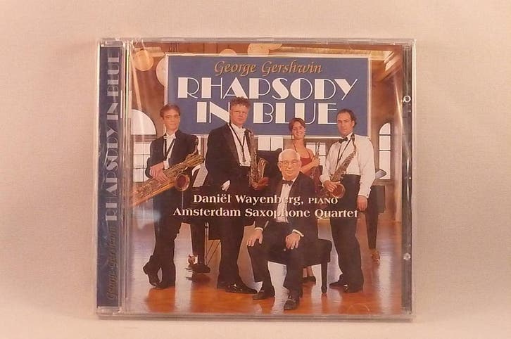 George Gershwin - Rhapsody in blue / Amsterdam Saxophone Qua, Cd's en Dvd's, Cd's | Klassiek, Zo goed als nieuw, Ophalen of Verzenden
