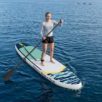 vidaXL Opblaasbaar Stand Up Paddle Board APEX 305 x 76 x 15, Verzenden, Nieuw