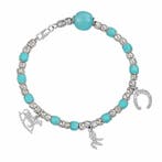 Dodo - Armband - 18 karaat Witgoud - 0.92ct. tw. Turquoise -, Nieuw