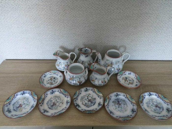 Petrus Regout - Drinkservies (12) - Timor - Aardewerk, Antiek en Kunst, Antiek | Glas en Kristal