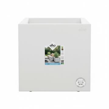 Elho Vivo Next vierkant 40 wit | Retourdeal 49% korting, Verzenden, Nieuw