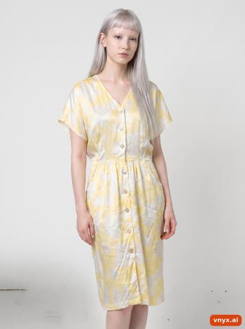 ROSA RONSTEDT Zomerjurken Dames maat M Light Yellow Vintage, Ophalen of Verzenden, Nieuw