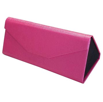 Fako Bijoux - Brillenkoker - Opvouwbaar - 16x7x6.5cm - Roze, Verzenden, Nieuw